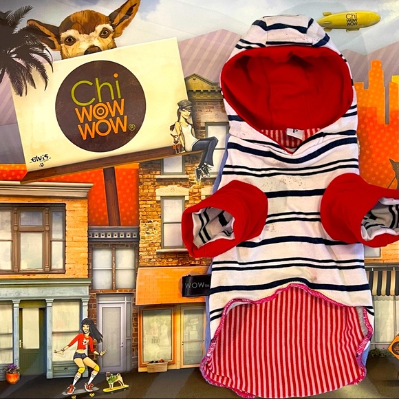 VINTAGE OOAK Hoodie Reversible Doggy - Picture 2 of 3